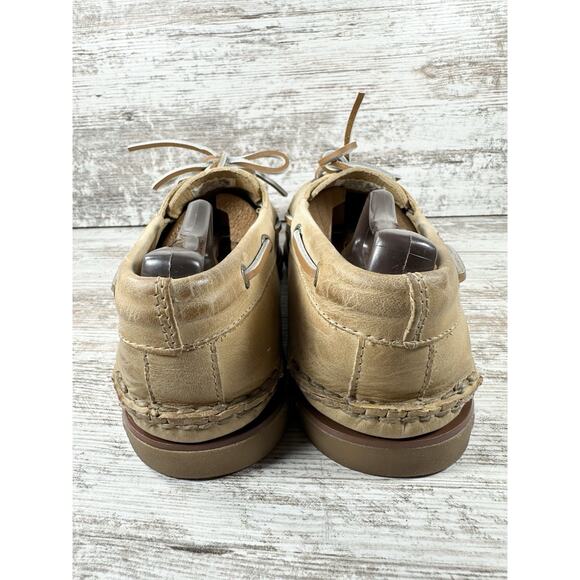 Men\'s Sperry Gold Cup Tan Leather Boat Shoes Sz 10.5 EUC! main image 9